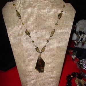 New Topaz necklace adjustable length